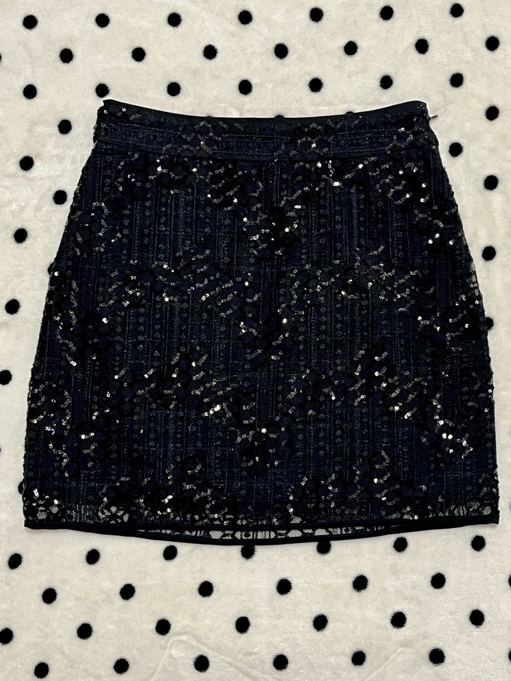 MILLY Modern Mini Sequin Skirt Size 2